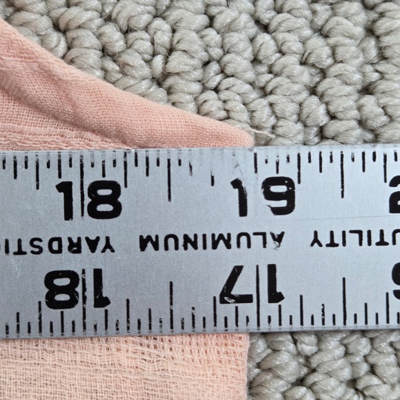 NWT Bit & Bridle Womens Small Peach Orange Sleeveless Button Up Shirt - Picture 5 of 6